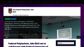 What Fedpolyado.edu.ng website looked like in 2020 (4 years ago)