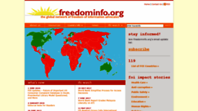 What Freedominfo.org website looked like in 2020 (5 years ago)