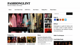 What Fashionglint.com website looked like in 2020 (4 years ago)