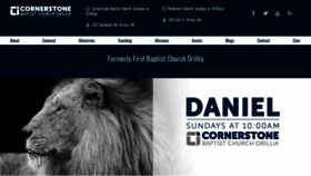 What Firstbaptistorillia.org website looked like in 2020 (4 years ago)