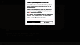 What Fuzz-mag.be website looked like in 2020 (4 years ago)