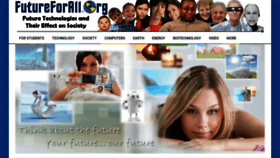 What Futureforall.org website looked like in 2020 (4 years ago)
