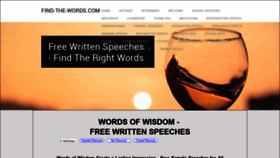 What Find-the-words.com website looked like in 2020 (4 years ago)