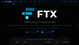 What Ftx.com website looked like in 2020 (4 years ago)