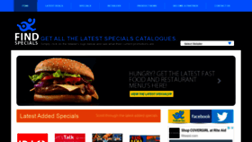 What Findspecials.co.za website looked like in 2020 (4 years ago)