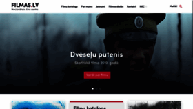 What Filmas.lv website looked like in 2020 (4 years ago)