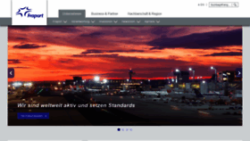 What Fraport.de website looked like in 2020 (4 years ago)