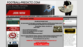 What Football-predictz.com website looked like in 2020 (4 years ago)