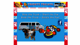 What Frostytreats.com website looked like in 2020 (4 years ago)