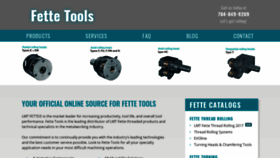 What Fette-tools.com website looked like in 2020 (4 years ago)