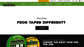 What Frogtape.com website looked like in 2020 (4 years ago)
