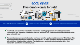 What Fivestarads.com website looked like in 2020 (4 years ago)