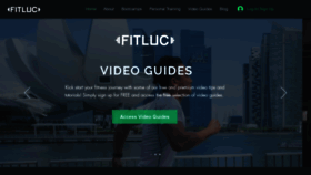 What Fitluc.com website looked like in 2020 (4 years ago)