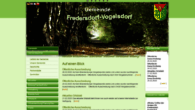 What Fredersdorf-vogelsdorf.de website looked like in 2020 (4 years ago)