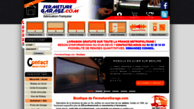 What Fermeturegarage.com website looked like in 2020 (4 years ago)