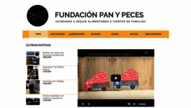 What Fundacionpanypeces.org website looked like in 2020 (4 years ago)