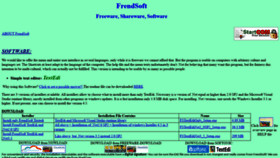 What Frendsoft.com website looked like in 2020 (4 years ago)