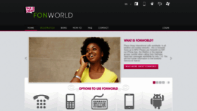 What Fonworld.com website looked like in 2020 (4 years ago)