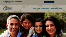 What Familydentistrysa.com website looked like in 2020 (4 years ago)