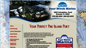 What Fourwindsmarina.com website looked like in 2020 (4 years ago)