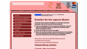 What Fotostickmuster.de website looked like in 2020 (4 years ago)