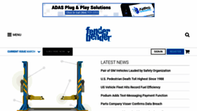 What Fenderbender.com website looked like in 2020 (4 years ago)