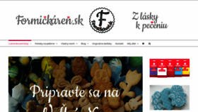 What Formickaren.sk website looked like in 2020 (4 years ago)