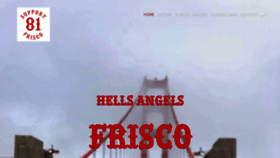 What Friscohellsangels.com website looked like in 2020 (4 years ago)