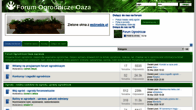 What Forumogrodniczeoaza.pl website looked like in 2020 (4 years ago)