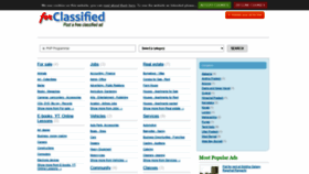 What Forclassified.com website looked like in 2020 (4 years ago)