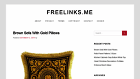 What Freelinks.me website looked like in 2020 (4 years ago)