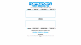 What Fliptext.org website looked like in 2020 (4 years ago)