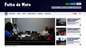 What Folhadamata.com.br website looked like in 2020 (4 years ago)
