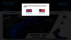 What Forgemotorsport.co.uk website looked like in 2020 (5 years ago)