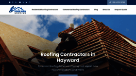 What Foremanroofing.com website looked like in 2020 (4 years ago)