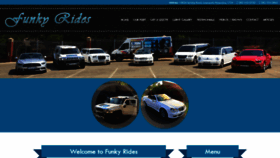 What Funkyrides.co.za website looked like in 2020 (4 years ago)
