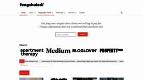 What Fengshuied.com website looked like in 2020 (4 years ago)