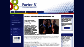 What Factor8assessment.com website looked like in 2020 (4 years ago)