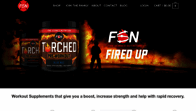 What Firesciencenutrition.com website looked like in 2020 (4 years ago)