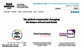 What Foodmatterslive.com website looked like in 2020 (4 years ago)