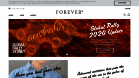 What Foreverliving.com website looked like in 2020 (4 years ago)