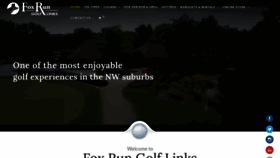 What Foxrungolflinks.com website looked like in 2020 (4 years ago)
