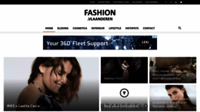 What Fashion.vlaanderen website looked like in 2020 (4 years ago)