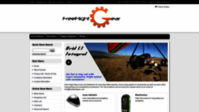 What Freeflightgear.com website looked like in 2020 (4 years ago)