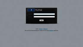 What Faumail.uni-erlangen.de website looked like in 2020 (5 years ago)