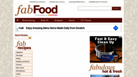 What Fabulousfoods.com website looked like in 2020 (4 years ago)