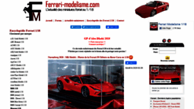 What Ferrari-modelisme.com website looked like in 2020 (4 years ago)