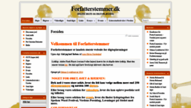 What Forfatterstemmer.dk website looked like in 2020 (4 years ago)