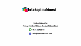 What Fotokopimakinesi.net website looked like in 2020 (4 years ago)