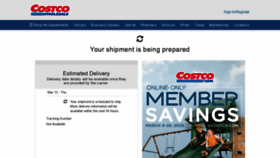 What Freighttracking.costco.com website looked like in 2020 (4 years ago)